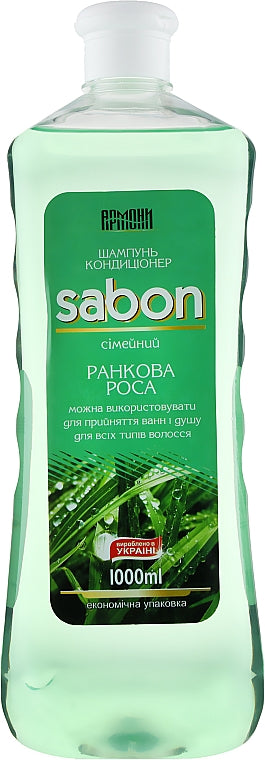 Armoni Sabon Morning Dew Shampoo & Conditioner, 1000 mL