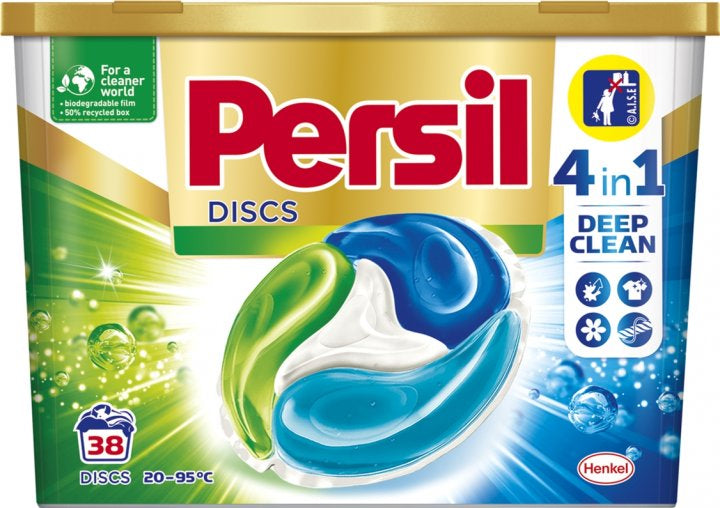 Persil Discs 4-in-1 Deep Clean Universal Laundry Pods, 38 pcs, Priced per Piece
