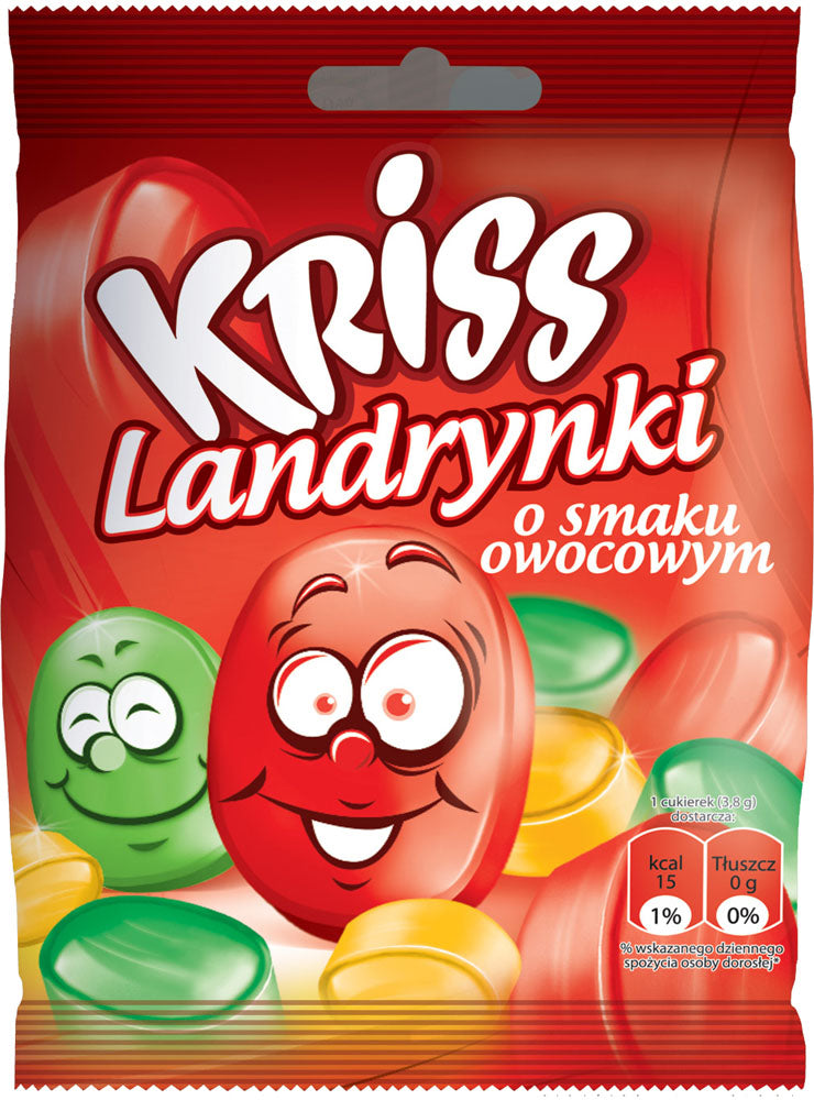Kriss Fruit-Flavored Hard Candies, 70 g