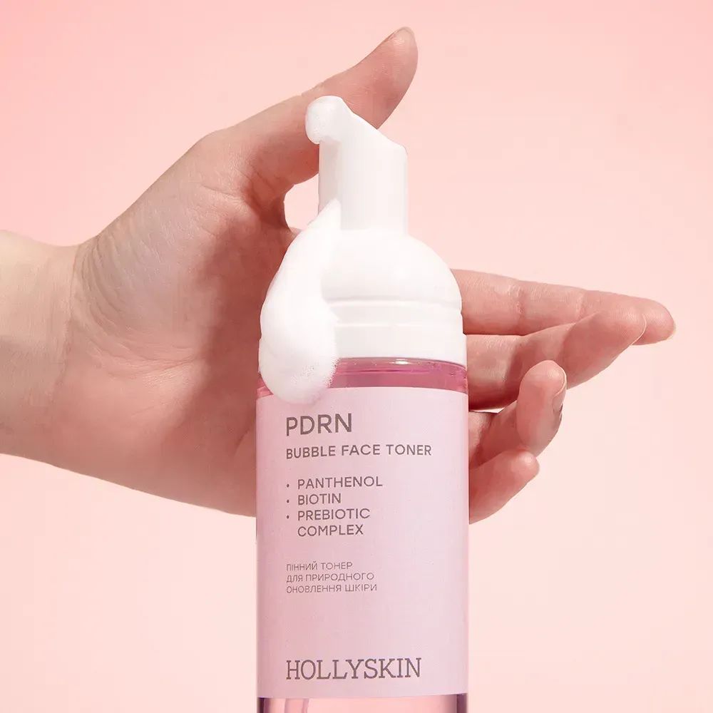 Hollyskin PDRN Foaming Toner for Natural Skin Renewal, 150 mL - Image 3