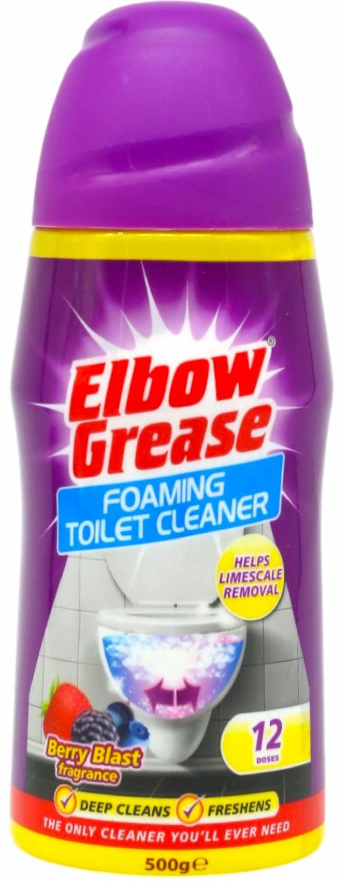 Elbow Grease Berry Blast Foaming Toilet Cleaner, 500 g
