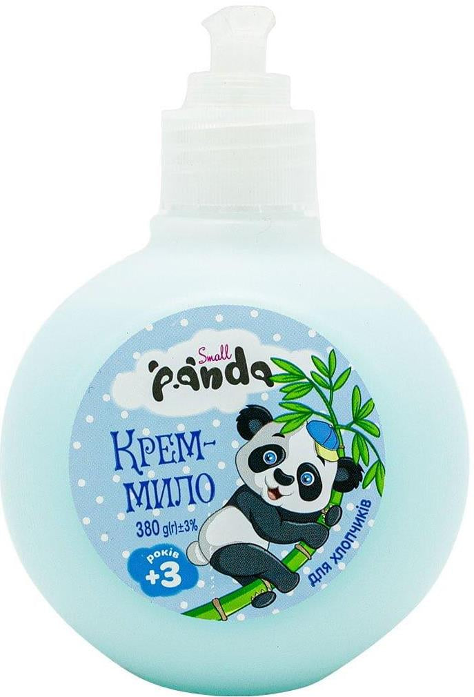 Small Panda Kids' Liquid Cream Soap for Boys with Pump, 380 g