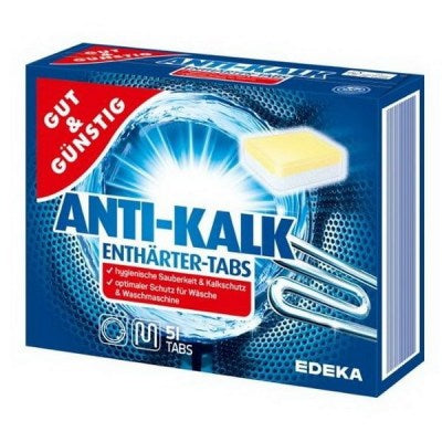 Limescale remover tablets Gut & Gunstig Anti-Kalk 51 pcs