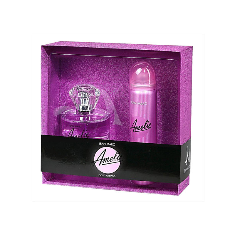 Jean Marc Amelie Women's Gift Set: Eau de Toilette 60 mL & Aerosol Deodorant 75 mL