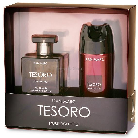 Jean Marc Tesoro Men's Gift Set: Aerosol Deodorant 150 mL & Aftershave Lotion 100 mL