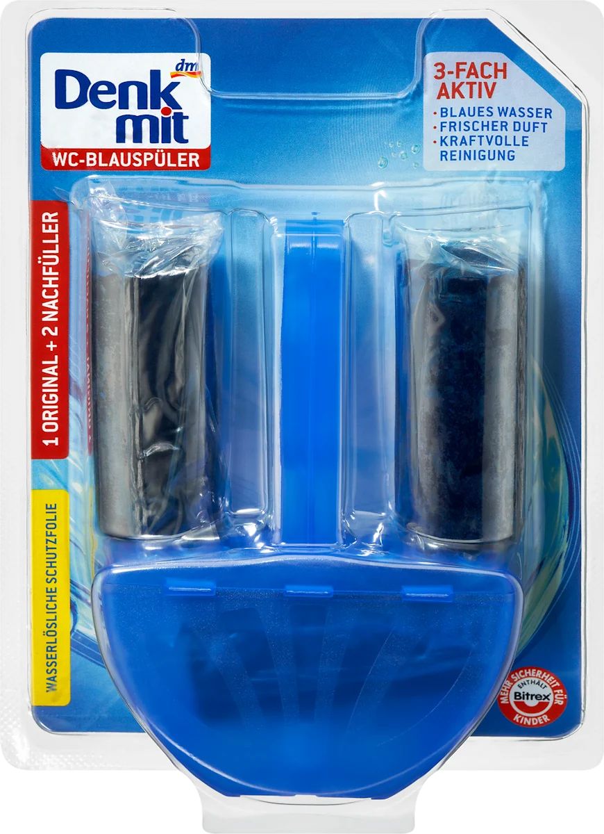 Denkmit Blauspuler Hanging Toilet Block, 3 x 40 g