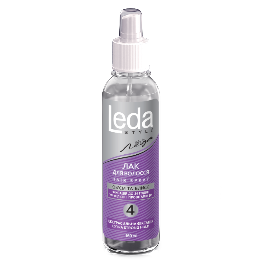 Leda Style Extra Strong Hold 4 Hair Spray, 160 mL