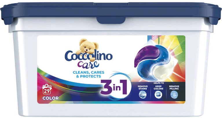 Coccolino Care 3-in-1 Color Laundry Detergent Pods, 29 pcs, 1 pcs, Priced per Piece