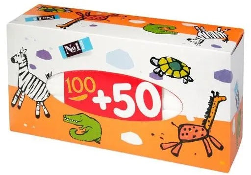 Bella Happy Box Facial Tissues, 150 Sheets