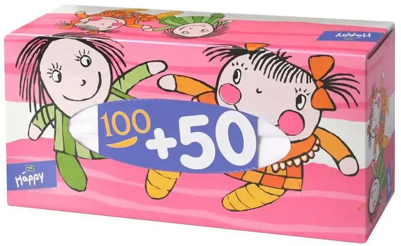 Bella Happy Box Facial Tissues, 150 Sheets - Image 2