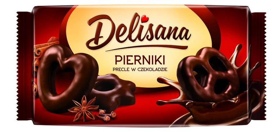 Delisana Chocolate-Covered Gingerbread, 400 g
