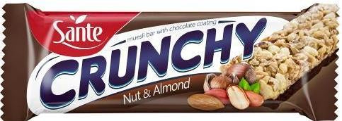 Sante Crunchy Nut & Almond Muesli Bar, 40 g
