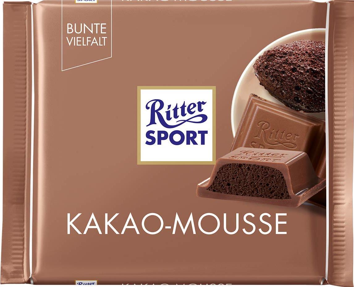 Ritter Sport Cocoa Mousse Chocolate, 100 g