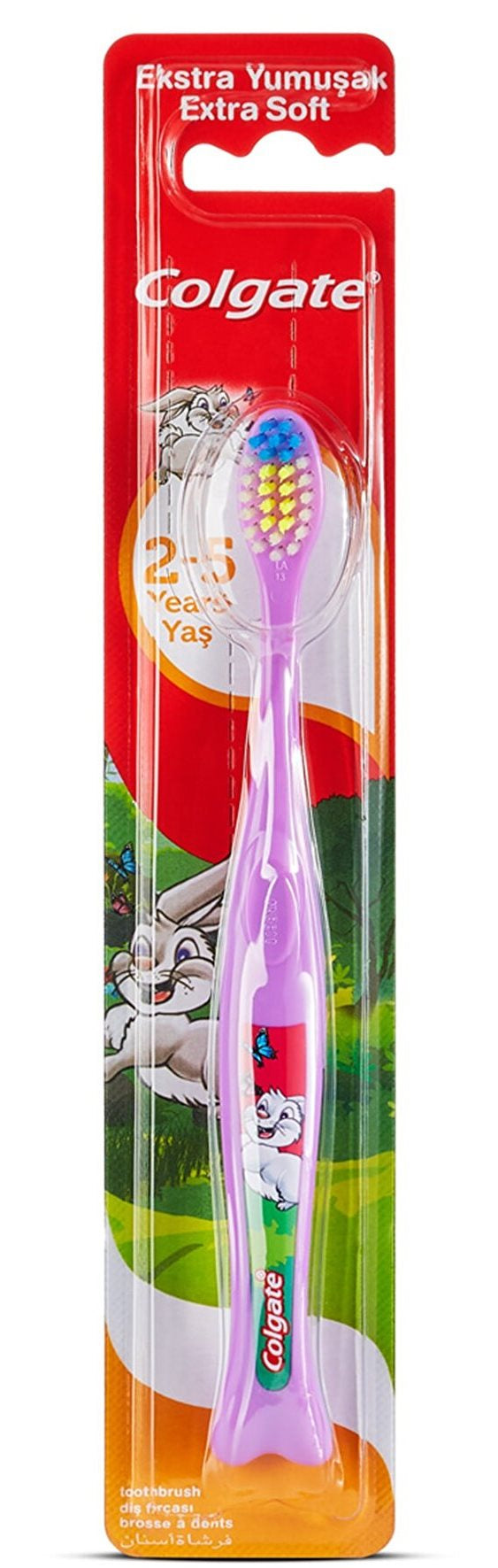 Colgate Kids Extra Soft Toothbrush for Ages 2-5 - Image 2