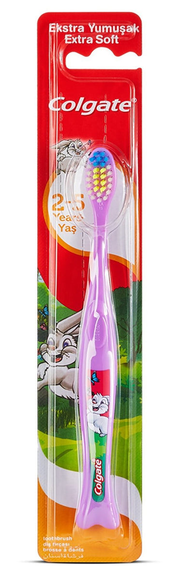 Colgate Kids Extra Soft Toothbrush for Ages 2-5 - Image 2