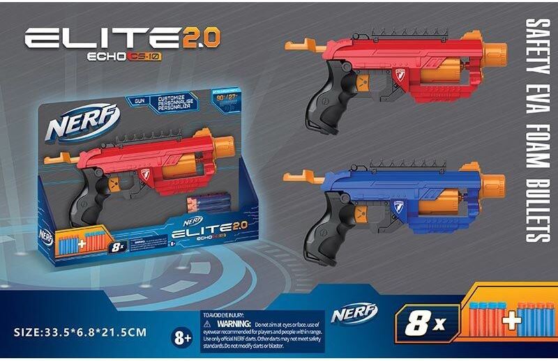 5513 Toy Pistol with 8 Soft Darts