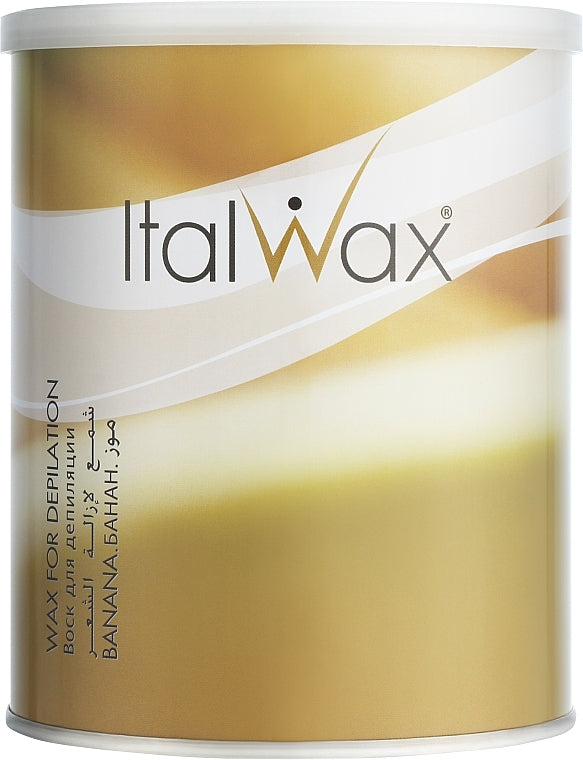 ItalWax Banana Warm Depilatory Wax, 800 mL