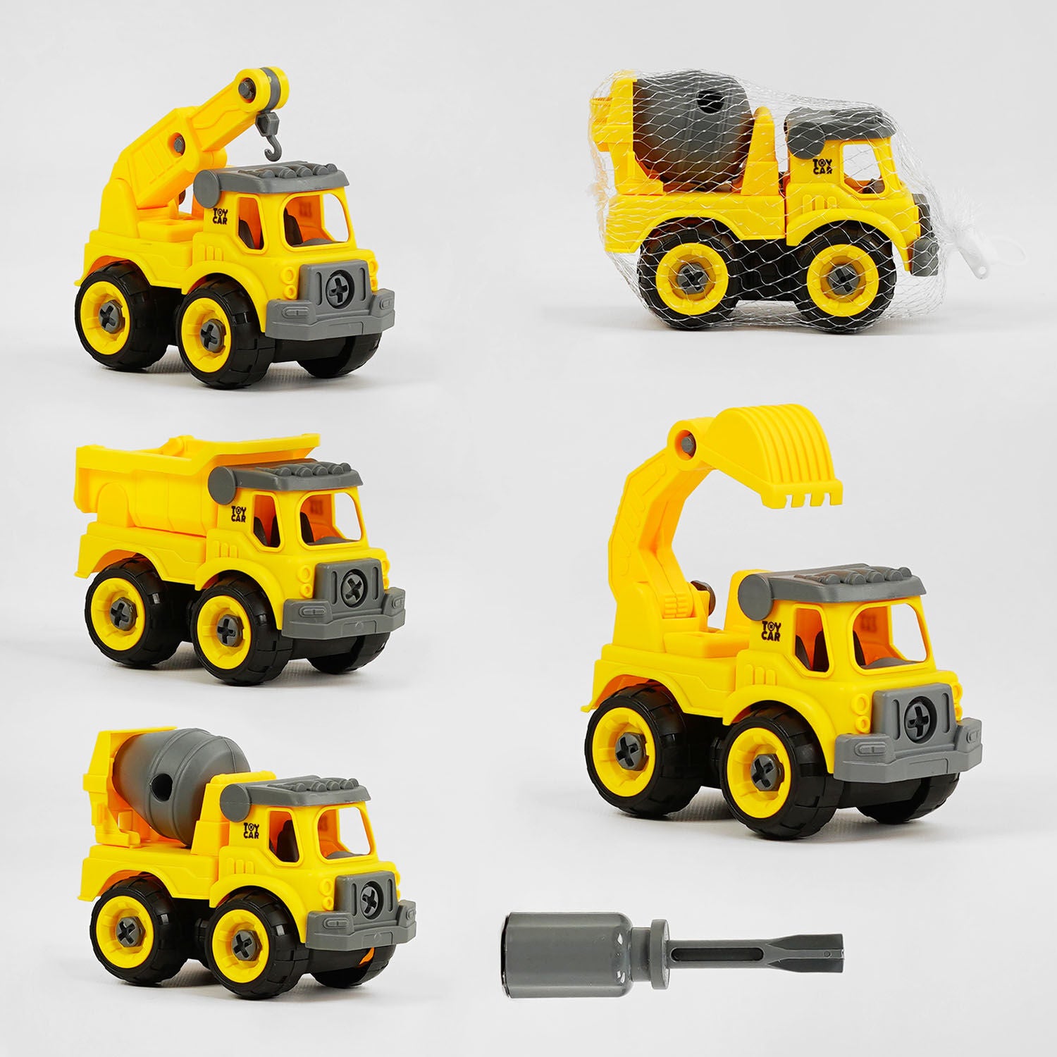 D915/916/917/918 Construction Vehicle Building Set