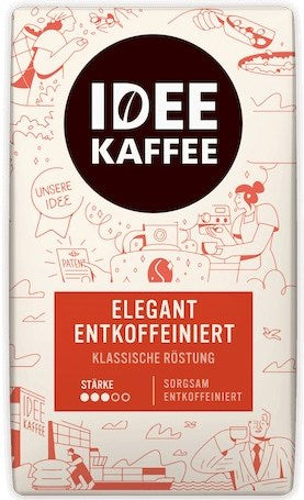 Idee Caffeine-Free Ground Coffee, 500 g