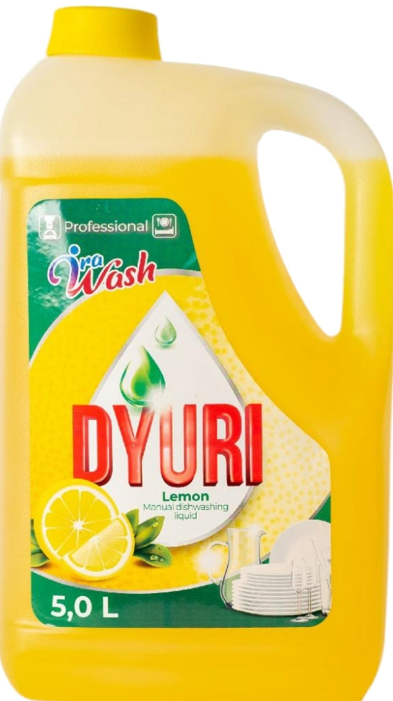 Ira Wash Dyuri Lemon Dishwashing Liquid, 5 L