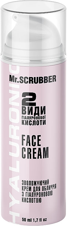 Mr. Scrubber Hyaluronic Face Cream, 50 mL