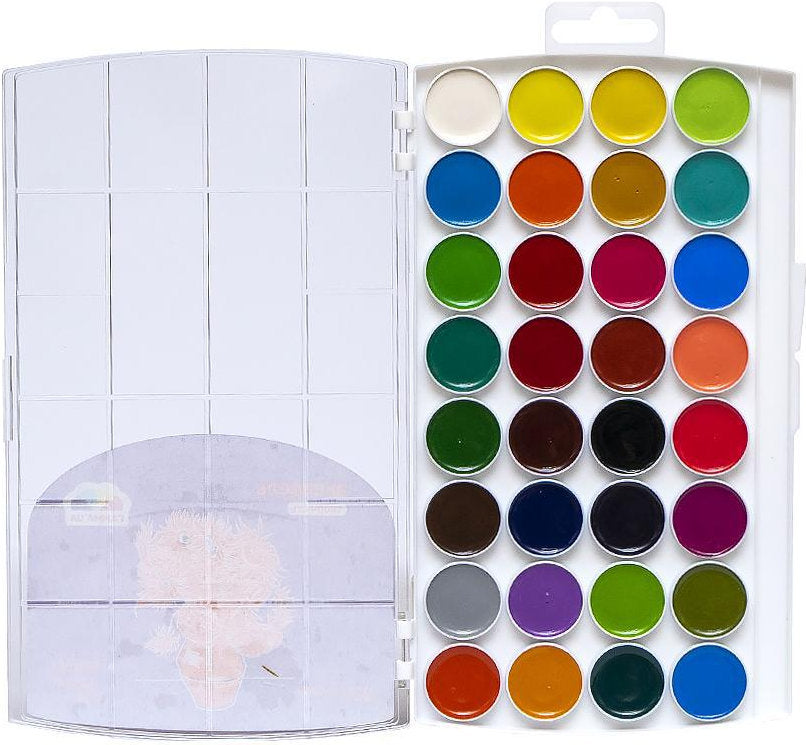 Gamma Creativity 400124 Watercolor Paint Set, 32 Colors - Image 2