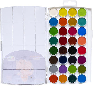 Gamma Creativity 400124 Watercolor Paint Set, 32 Colors - Image 2