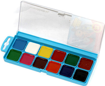 Travel Kids Watercolor Paints 312084/TK, 12 Colors - Image 2