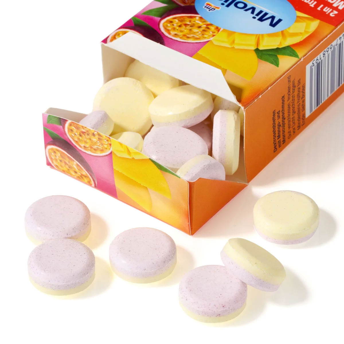 Mivolis Mango & Passion Fruit 2-in-1 Dextrose Candies, 50 g - Image 4