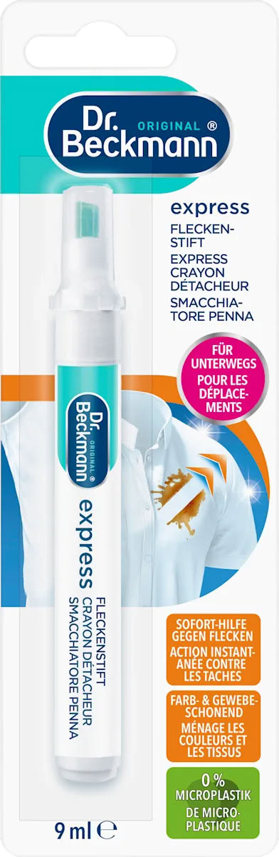 Dr. Beckmann Pen Express Stain Remover Pen, 1 pc, 9 mL