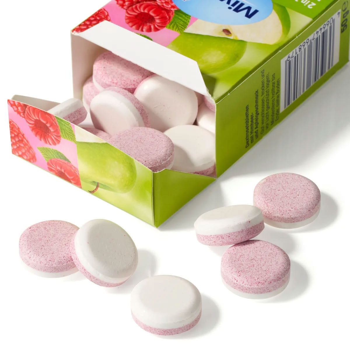 Mivolis Raspberry & Apple 2-in-1 Dextrose Candies, 50 g - Image 3