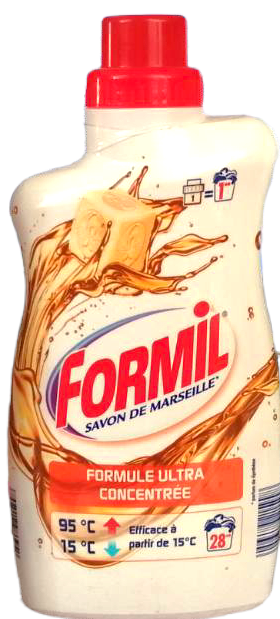 Formil Marseille Soap Laundry Detergent Gel, 28 Loads, 1 L