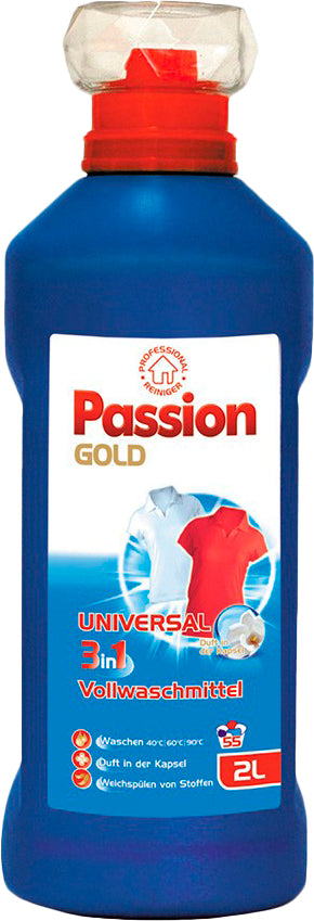 Passion Gold 3-in-1 Universal Liquid Laundry Detergent, 2 L
