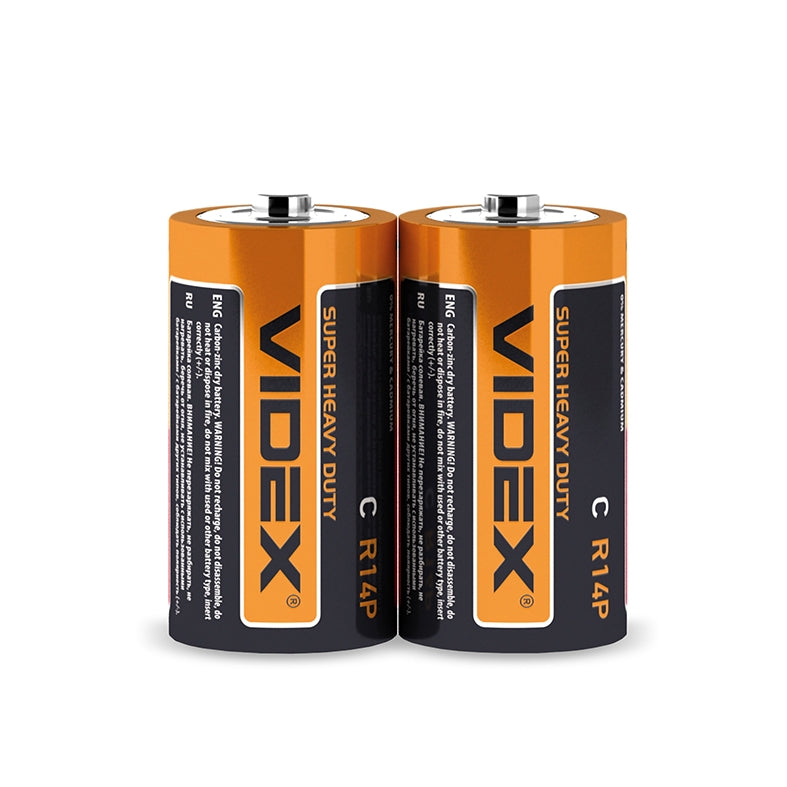 Videx R14P C Zinc-Carbon Battery, 1 pc