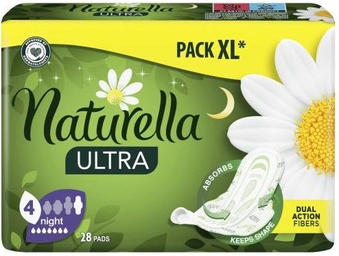 Naturella Ultra Night Sanitary Pads, 28 pcs