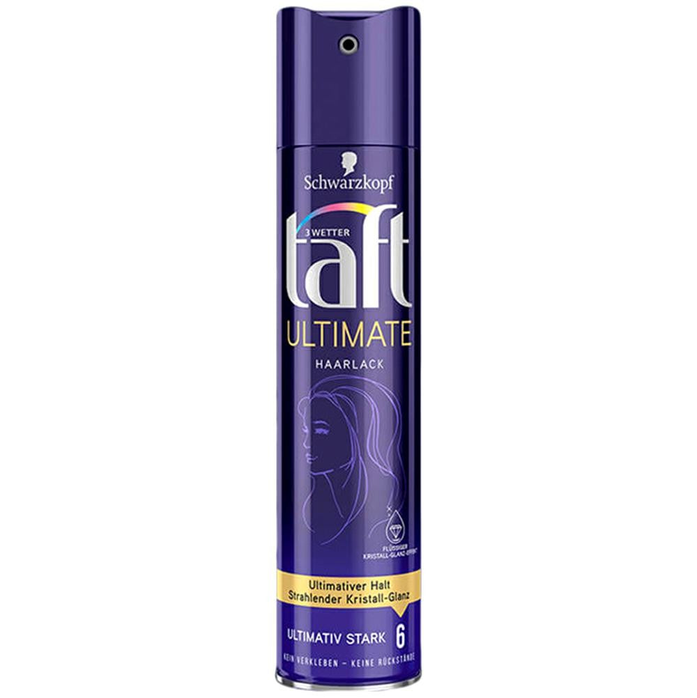 Taft Ultimate (Hold 6) Hair Spray, 225 mL