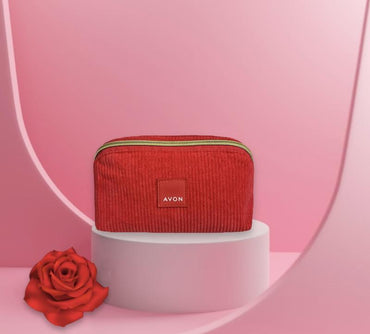 Avon Red Logo Cosmetic Bag - Image 2