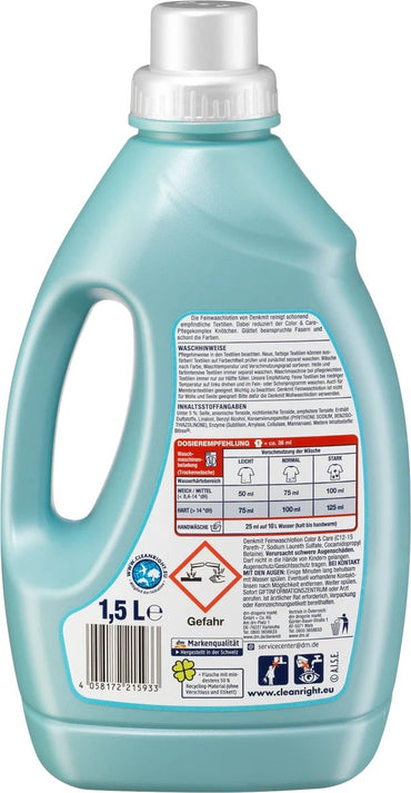 Denkmit Color & Care Laundry Detergent Gel, 30 Loads, 1.5 L - Image 2