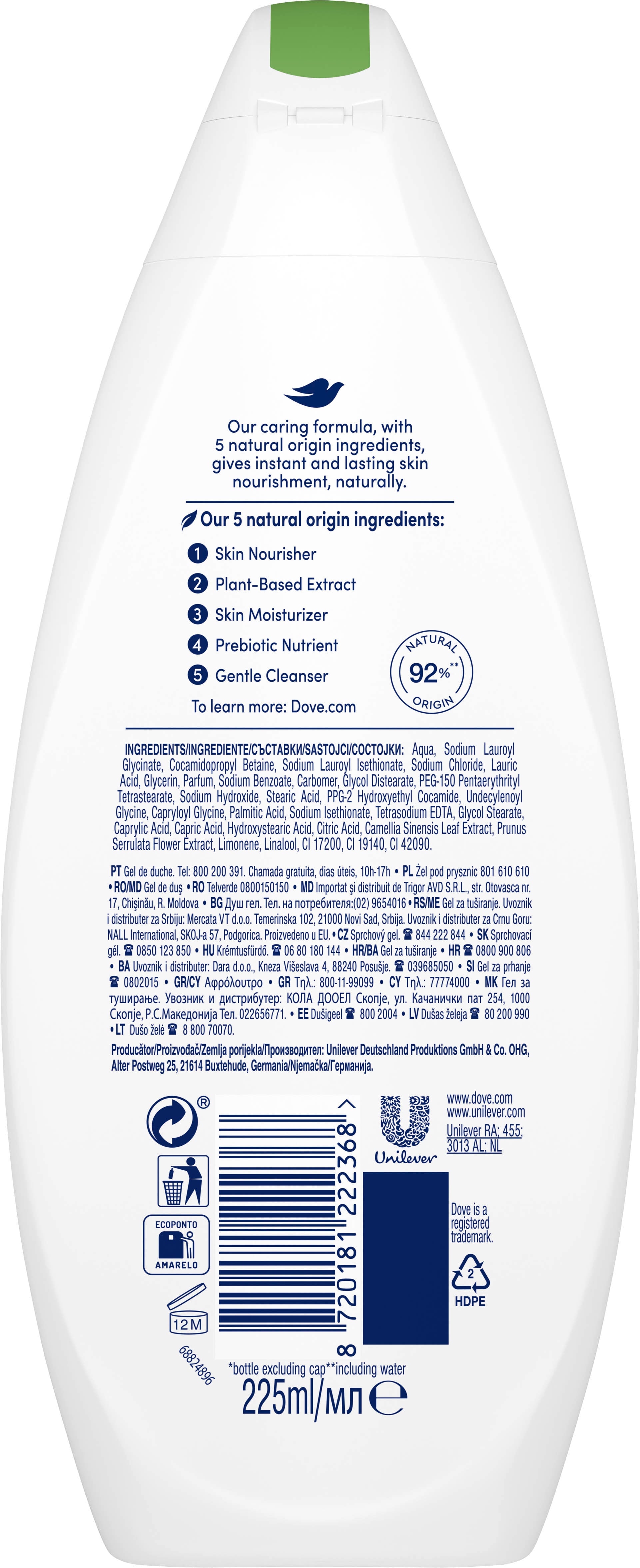 Dove Awakening Beauty Ritual Shower Gel, 225 mL - Image 2