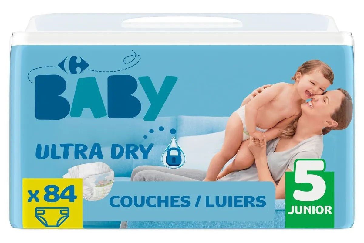 My Carrefour Baby Size 5 Baby Diapers, 12-20 kg, 84 pcs - Image 3