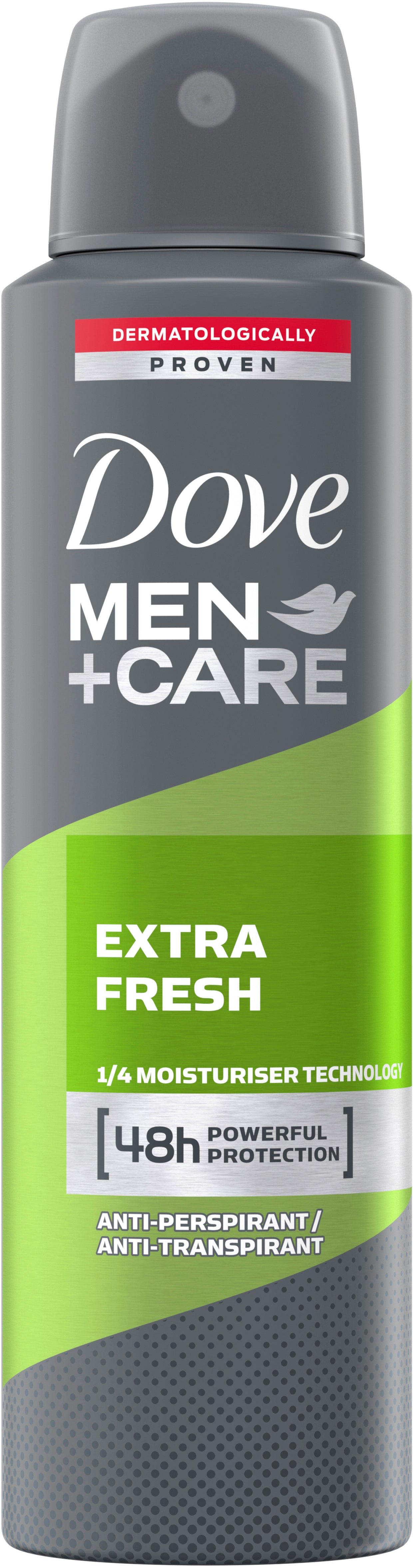 Dove Men's Extra Fresh Aerosol Antiperspirant, 150 mL