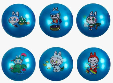 S70962 Labubu Rubber Ball, 18 cm, Assorted - Image 2