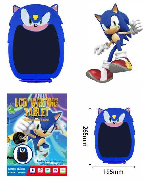 S76252 Sonic Drawing Tablet with Color Screen, Stylus, Screen Lock & Erase