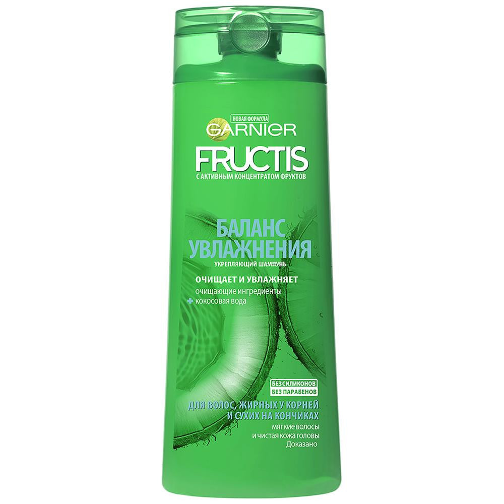 Garnier Fructis Moisture Balance Shampoo, 400 mL
