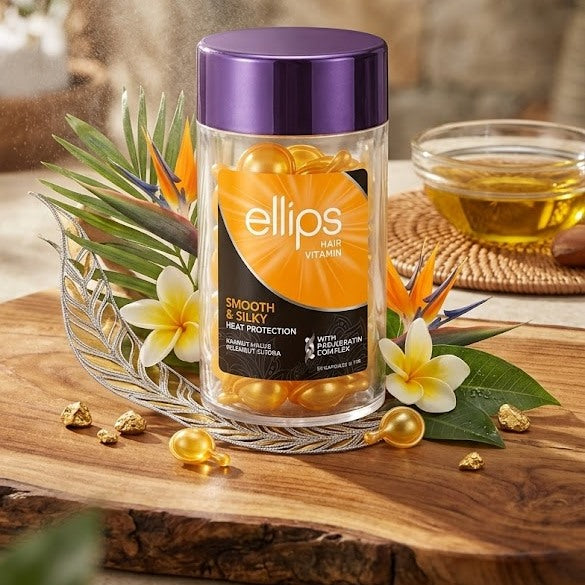 Ellips Smooth & Silky Vitamin Hair Capsules with Pro-Keratin Complex, 50 pcs - Image 2