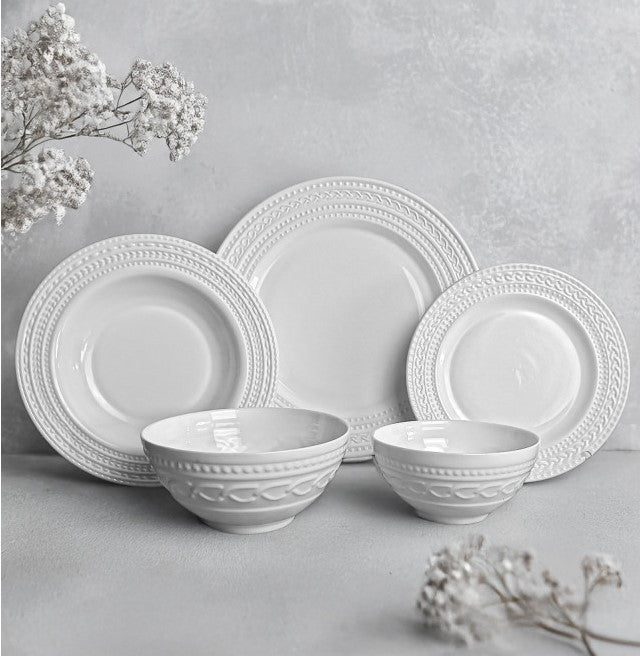 Vittora V-190ET Blanco Ethno Dessert Plate, 190 mL - Image 3