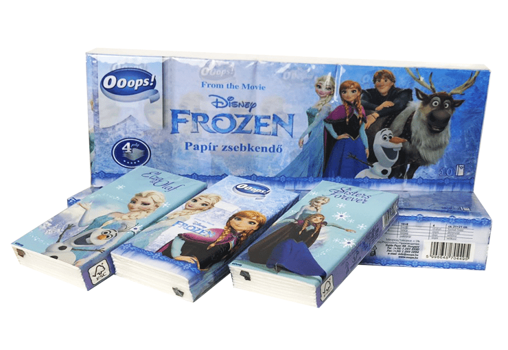 Ooops! 4-Ply Facial Tissues, 10 pcs