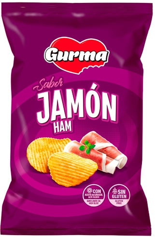Gurma Ham-Flavored Potato Chips, 110 g