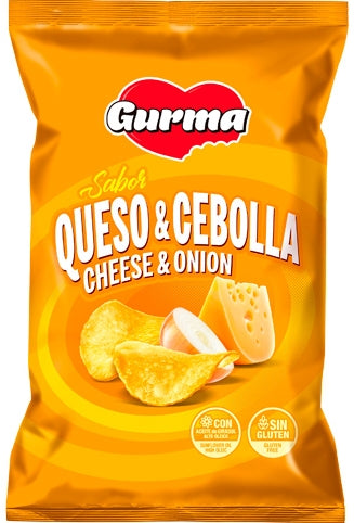 Gurma Cheese & Onion Potato Chips, 110 g