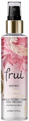 Frui Deep Cashmere Perfumed Body & Hair Spray, 150 mL